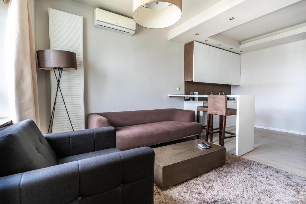 Platinum Tower - City Center - Golden Apartments Warsaw Luaran gambar